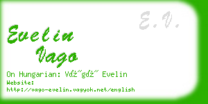 evelin vago business card